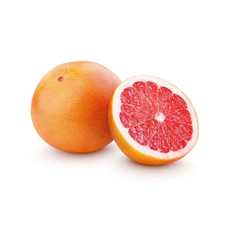 Grapefruit, ganz und halbiert