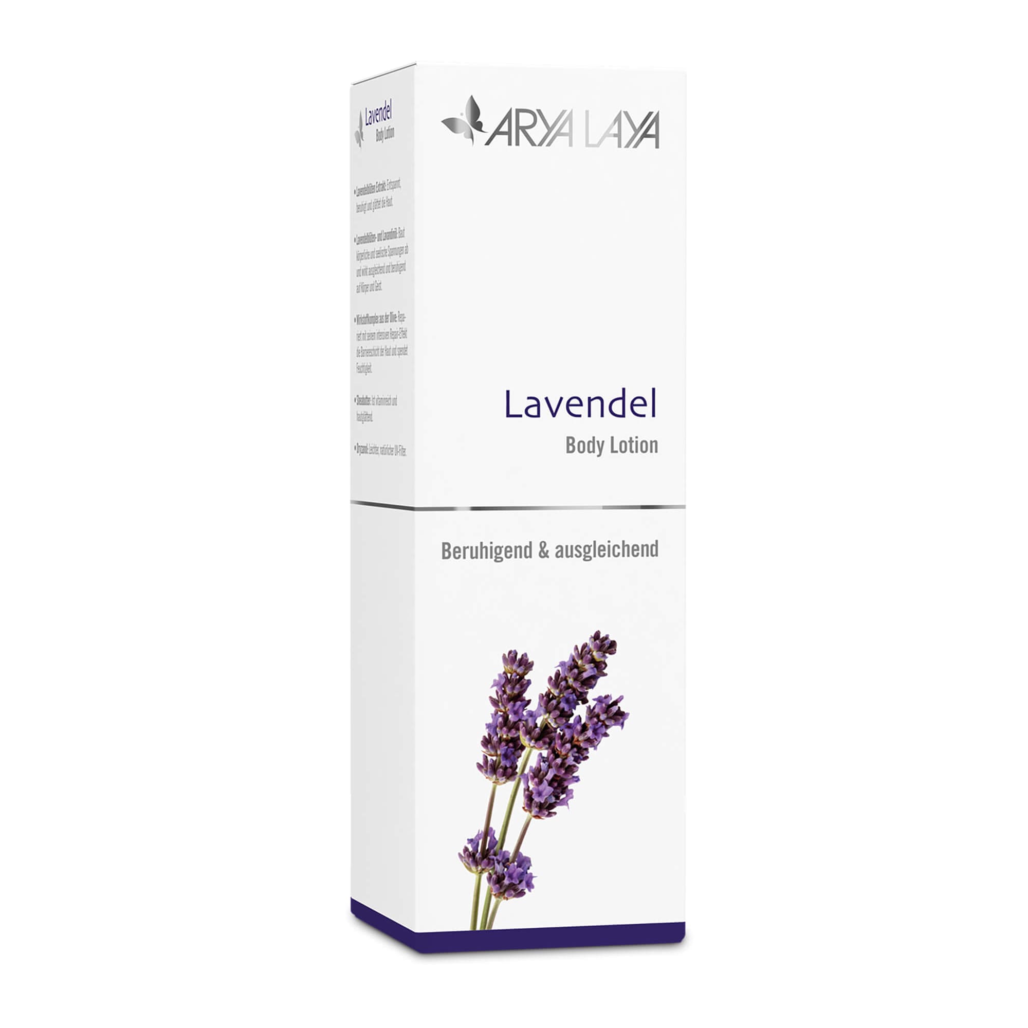 Body Lotion Lavendel, beruhigend und entspannend: für  glatte Haut, 150 ml Faltschachtel