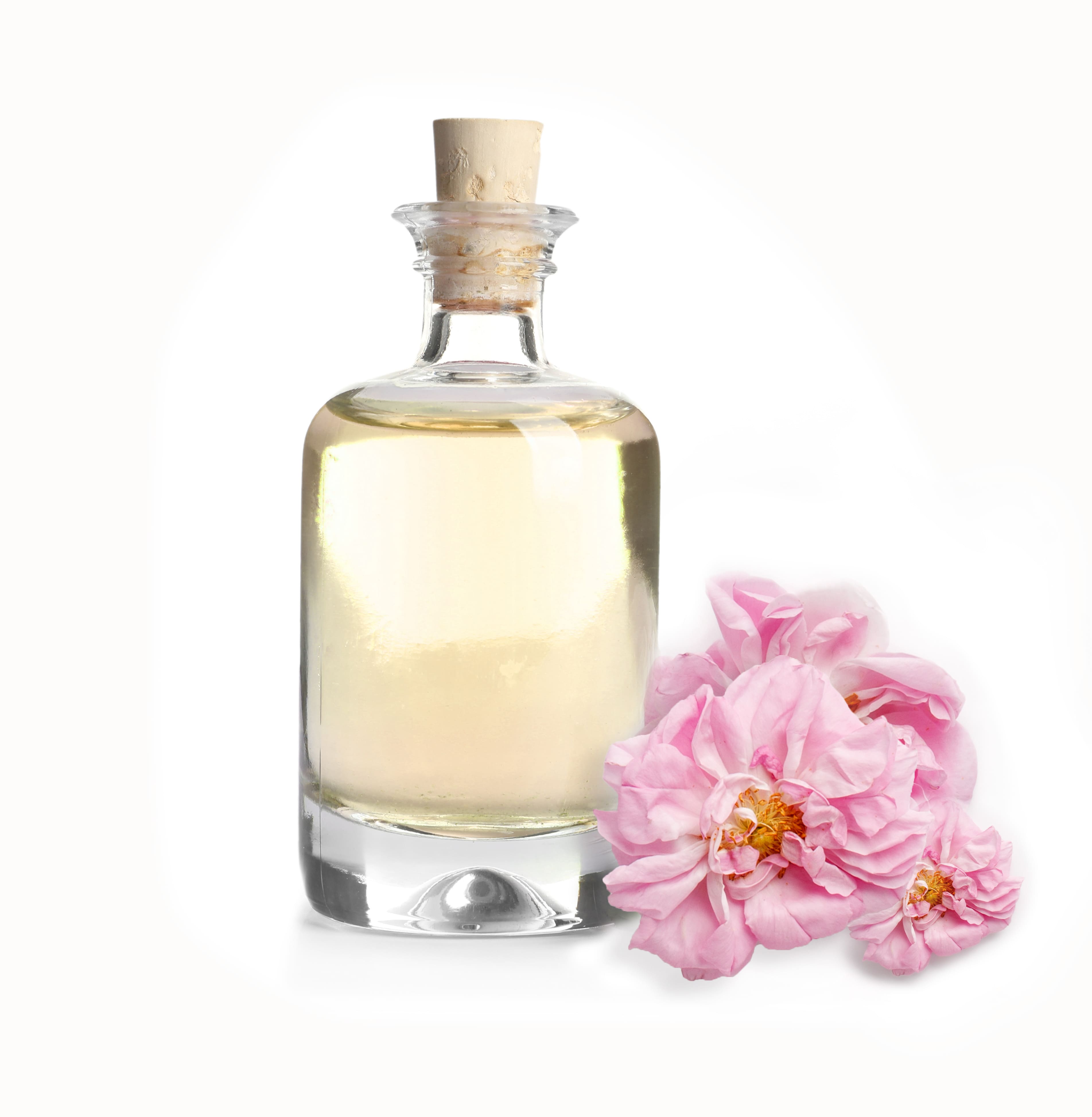 Rosenblütenöl - aus der Damaszenser Rose - harmonisiert, regeneriert und stärkt den Aufbau der Haut: hilfreich bei Couperose Rosenblütenöl - aus der Damaszenser Rose - harmonisiert, regeneriert und stärkt den Aufbau der Haut: hilfreich bei Couperose