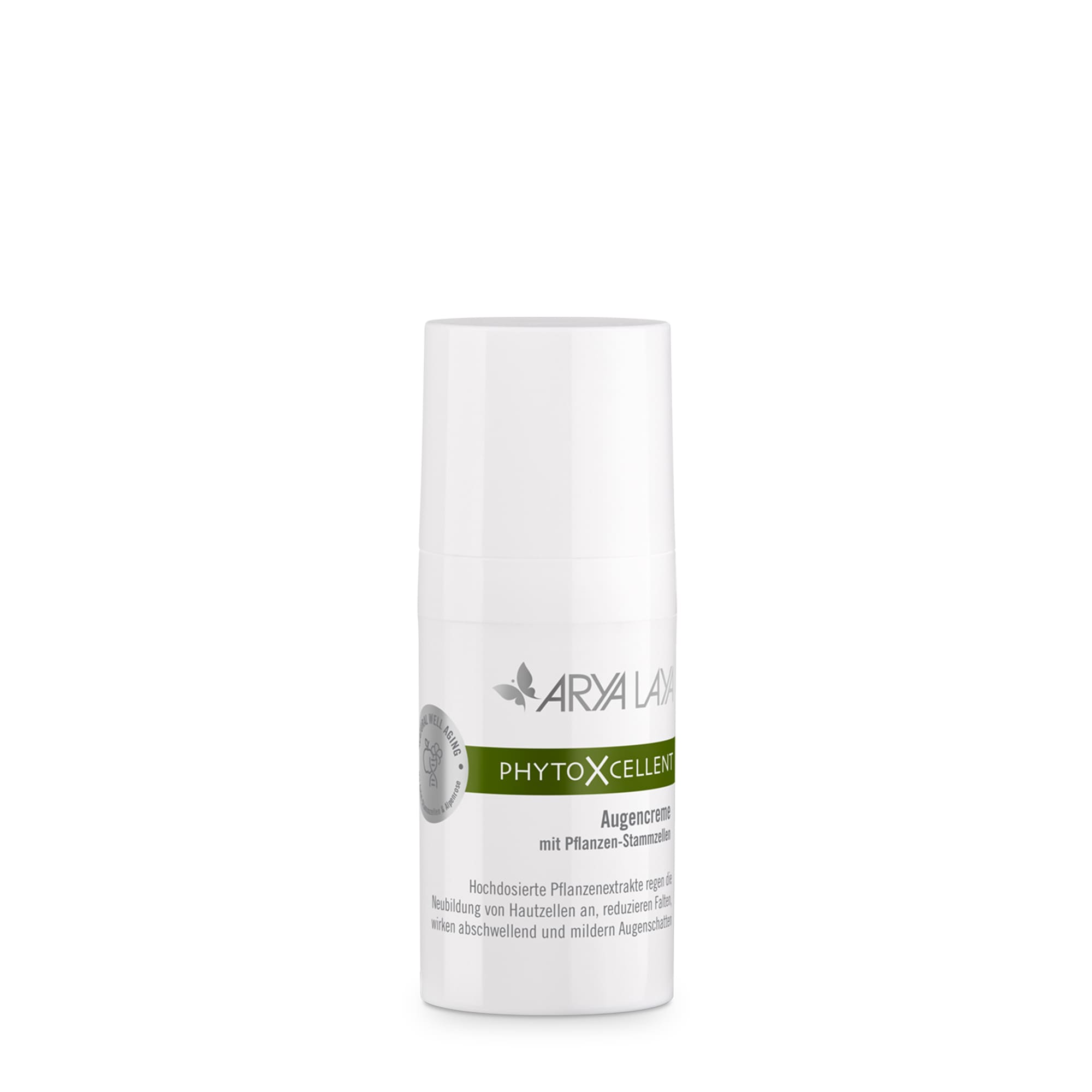 Airless-Spender mit ARYA LAYA PhytoXcellent Augencreme, 15 ml 